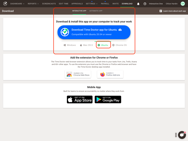 01_Install Time Doctor Interactive App on Ubuntu