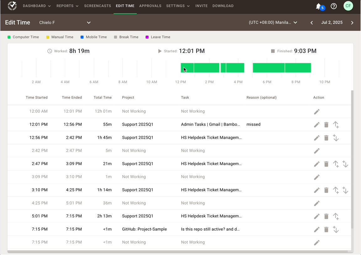 04_type of tracking_editing_tracked_time