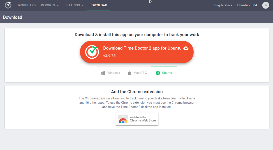 How to install Time Doctor 2 Interactive app on Ubuntu