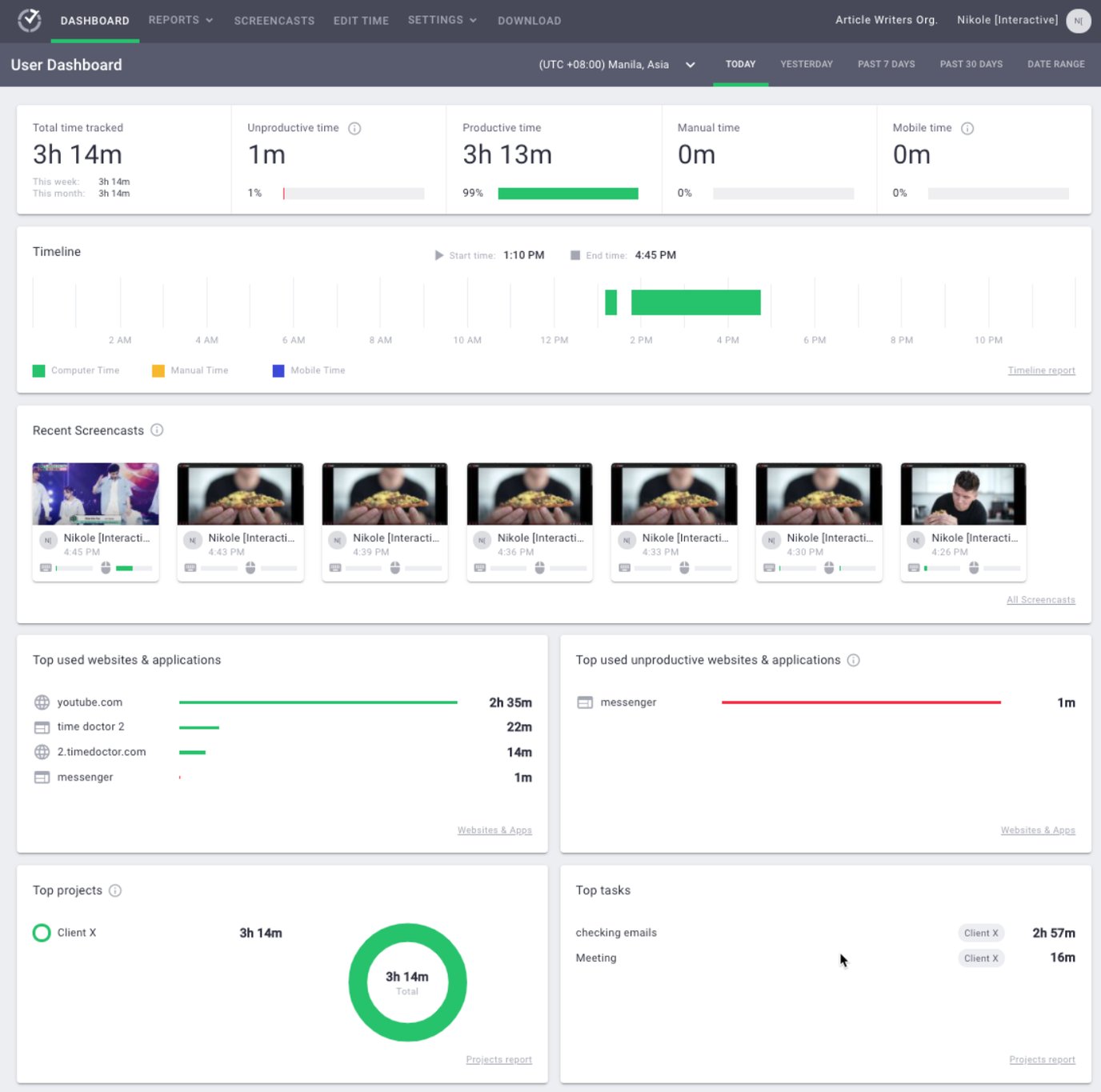 What is the Difference Between the Time Doctor Dashboard and the Time ...
