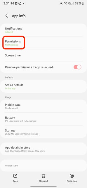 Android App Info