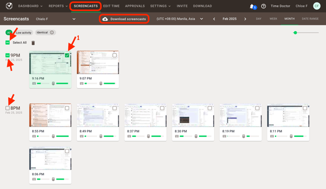Bulk Screenshot Download