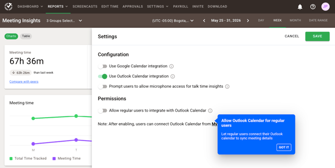 Enable Outlook