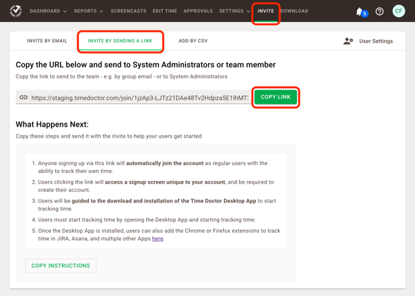 Invite by link-1