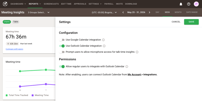 Outlook-Allow Users to Integrate