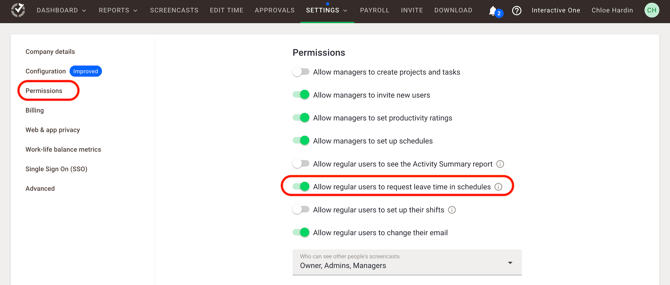 Permission