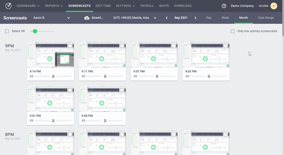 Test Company - Screencasts