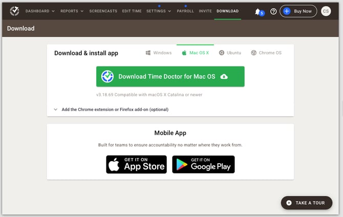 download page