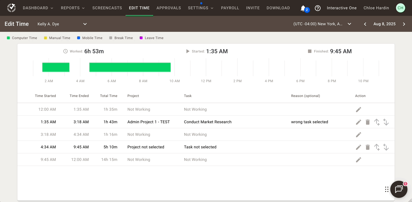 How to Manually Add and Edit Time in Time Doctor