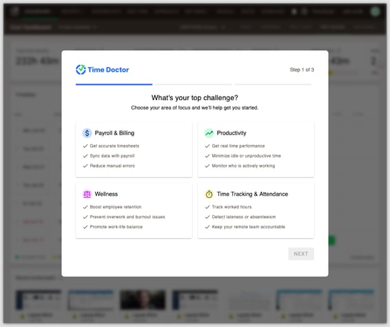 onboarding screen