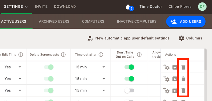 permanently delete