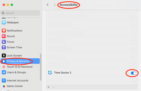 timedoctor2 accessibility